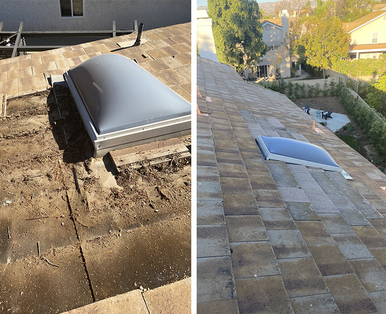 skylight installation